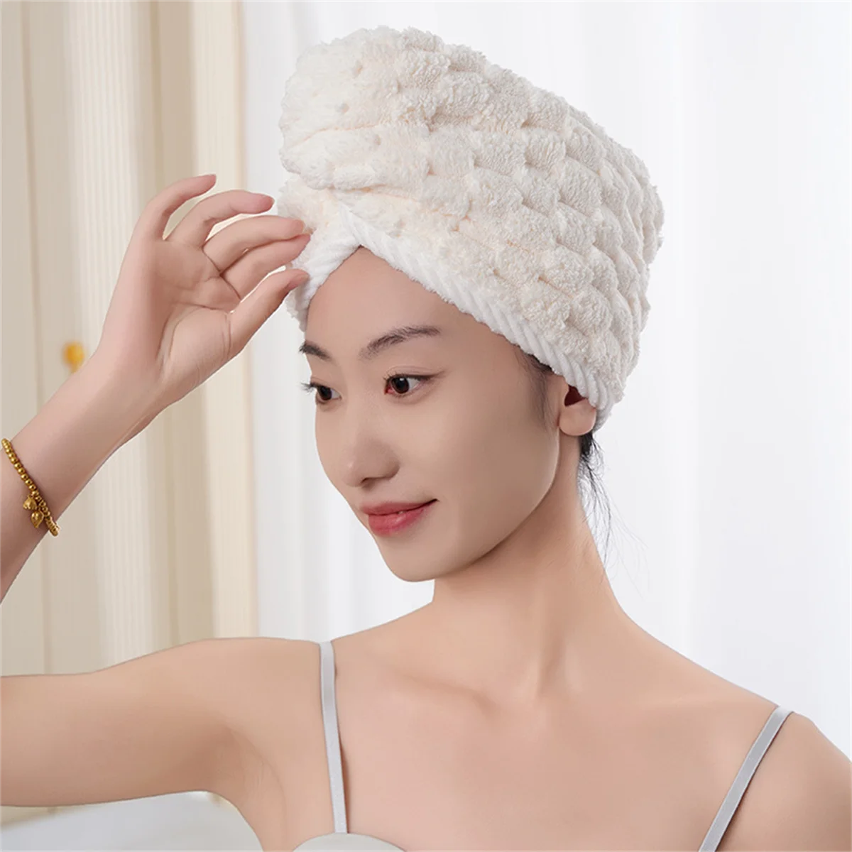 Fast-Drying Microfiber Hair Towel Wrap – Protect & Gently Dry Your Hair
