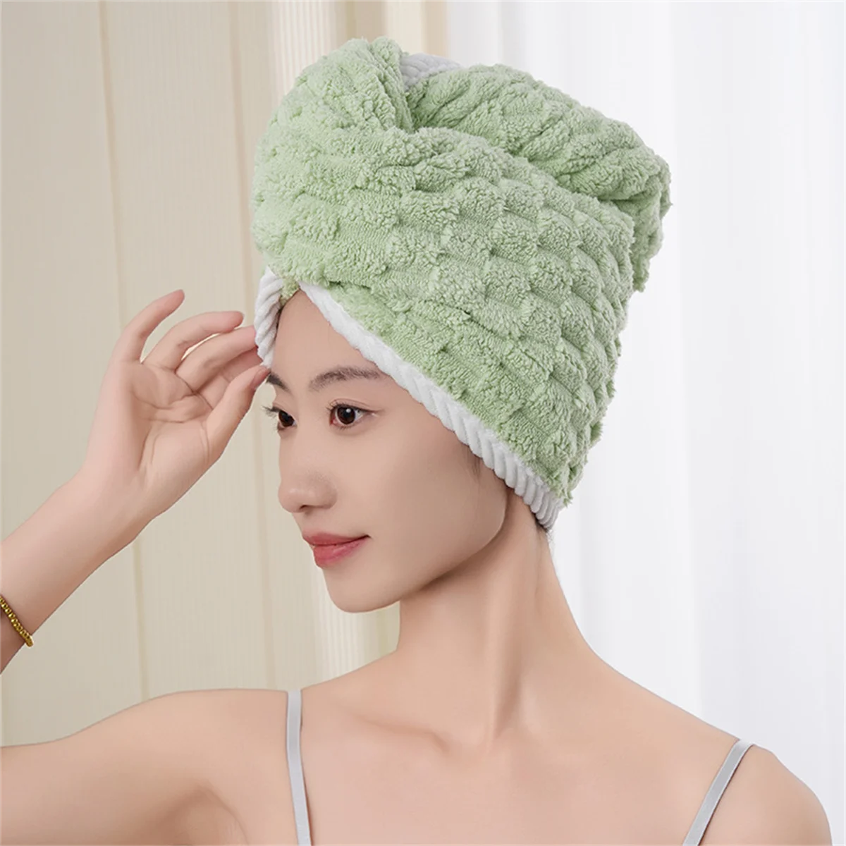 Fast-Drying Microfiber Hair Towel Wrap – Protect & Gently Dry Your Hair