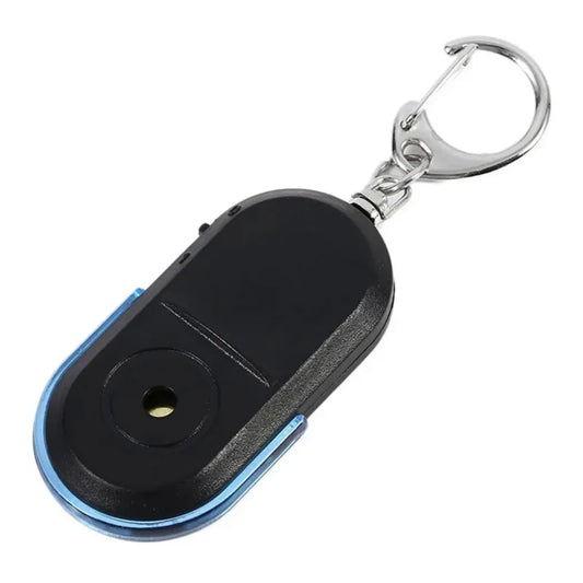 Smart Key Finder – Anti-Lost Keychain with Whistle & LED Light