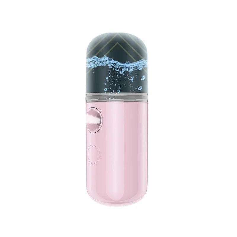 Mini Portable Humidifier – Pocket-Size Cool Mist Facial & Travel Mister (30ml)