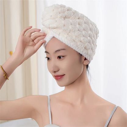 Fast-Drying Microfiber Hair Towel Wrap – Protect & Gently Dry Your Hair