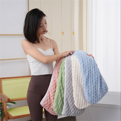 Fast-Drying Microfiber Hair Towel Wrap – Protect & Gently Dry Your Hair