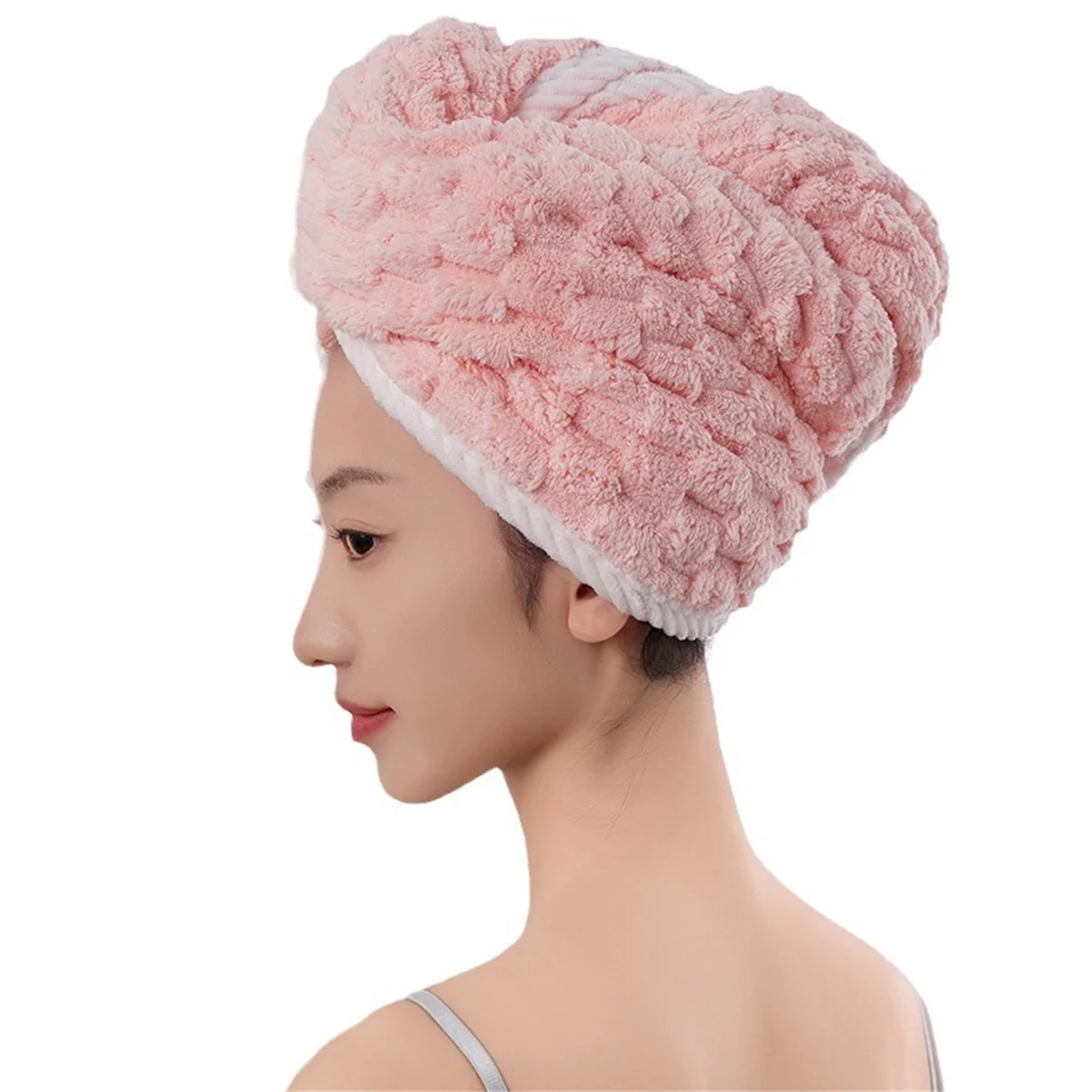 Fast-Drying Microfiber Hair Towel Wrap – Protect & Gently Dry Your Hair