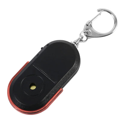 Smart Key Finder – Anti-Lost Keychain with Whistle & LED Light