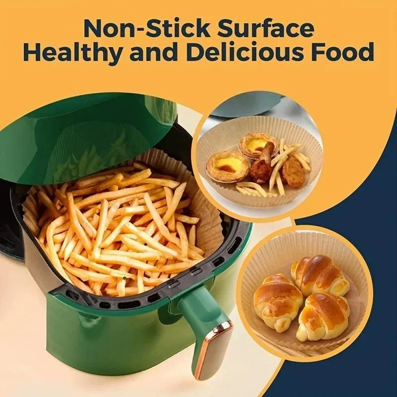 Disposable Air Fryer Paper Liners 100Pcs