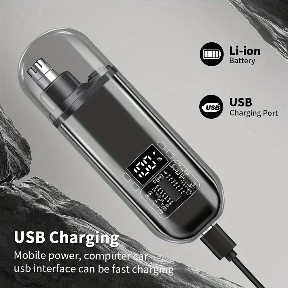 Men’s Nose & Ear Hair Trimmer (USB Rechargeable)
