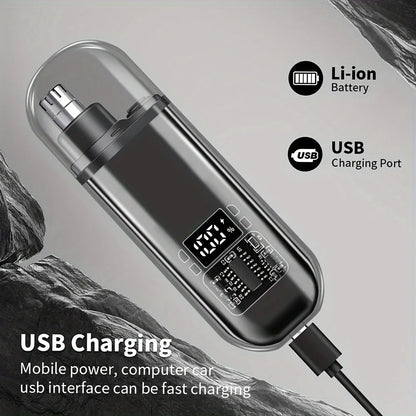 Men’s Nose & Ear Hair Trimmer (USB Rechargeable)