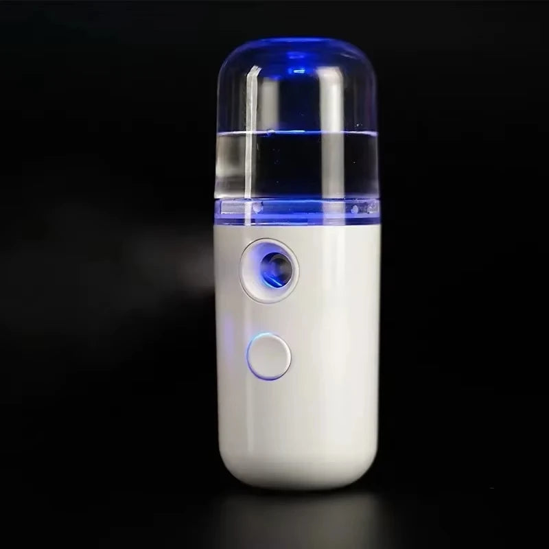 Mini Portable Humidifier – Pocket-Size Cool Mist Facial & Travel Mister (30ml)