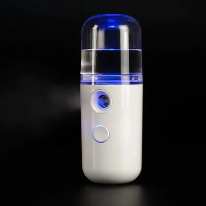 Mini Portable Humidifier – Pocket-Size Cool Mist Facial & Travel Mister (30ml)