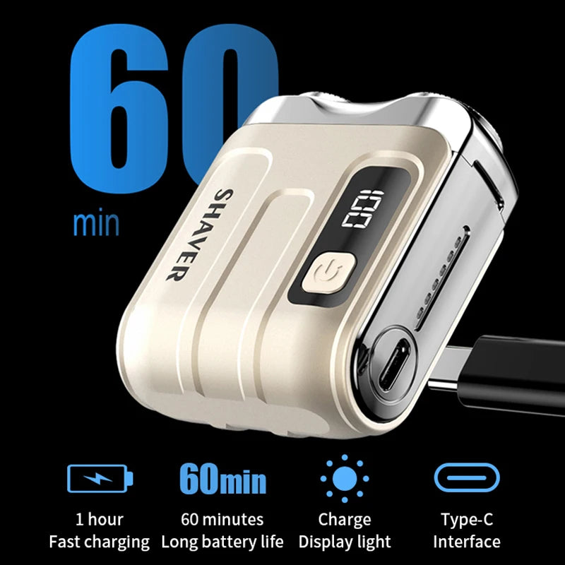 Portable Mini Electric Shaver (Travel Size)