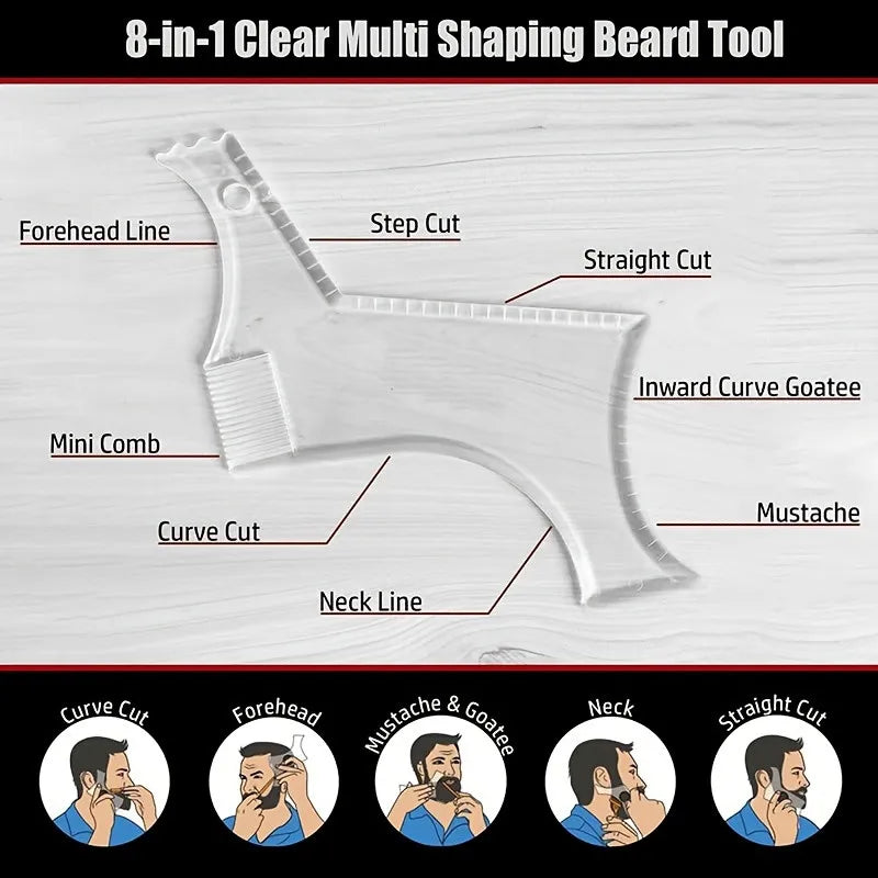 Beard Shaping Tool & Comb