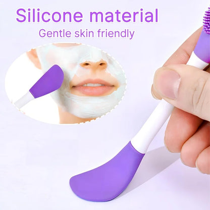 Hygienic 2-in-1 Silicone Facial Brush & Mask Applicator