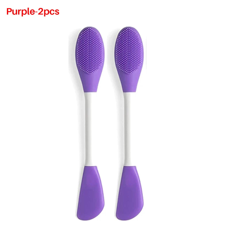 Hygienic 2-in-1 Silicone Facial Brush & Mask Applicator