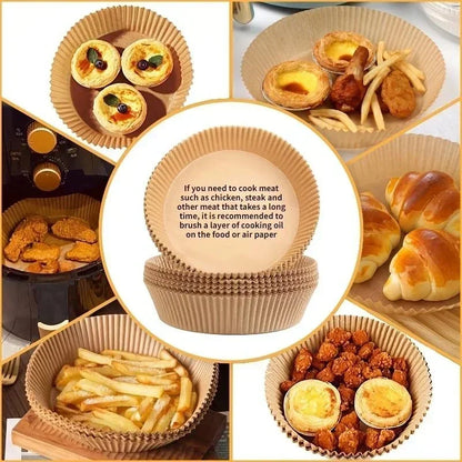 Disposable Air Fryer Paper Liners 100Pcs