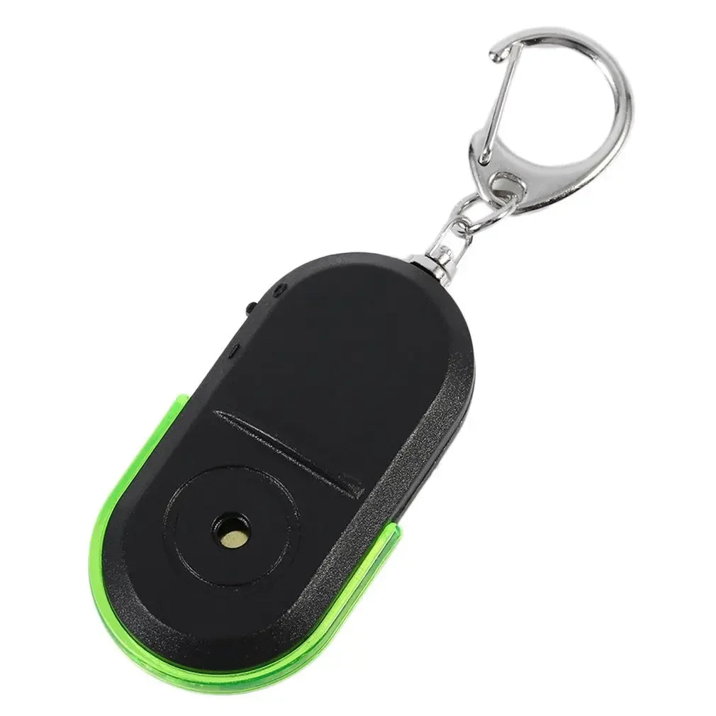 Smart Key Finder – Anti-Lost Keychain with Whistle & LED Light