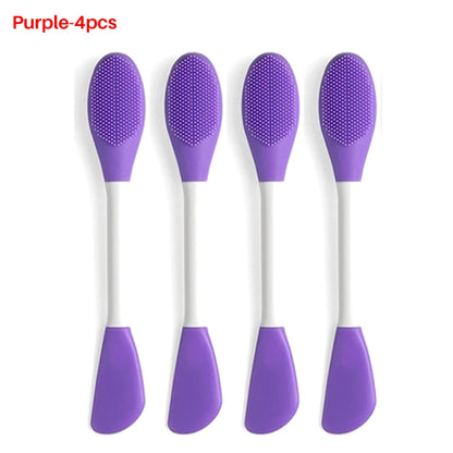 Hygienic 2-in-1 Silicone Facial Brush & Mask Applicator
