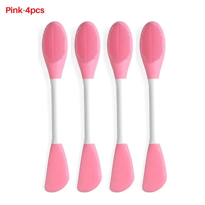 Hygienic 2-in-1 Silicone Facial Brush & Mask Applicator