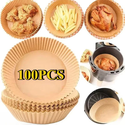 Disposable Air Fryer Paper Liners 100Pcs