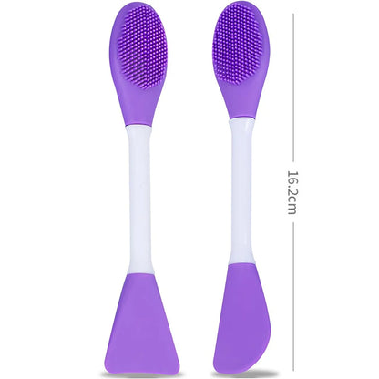 Hygienic 2-in-1 Silicone Facial Brush & Mask Applicator