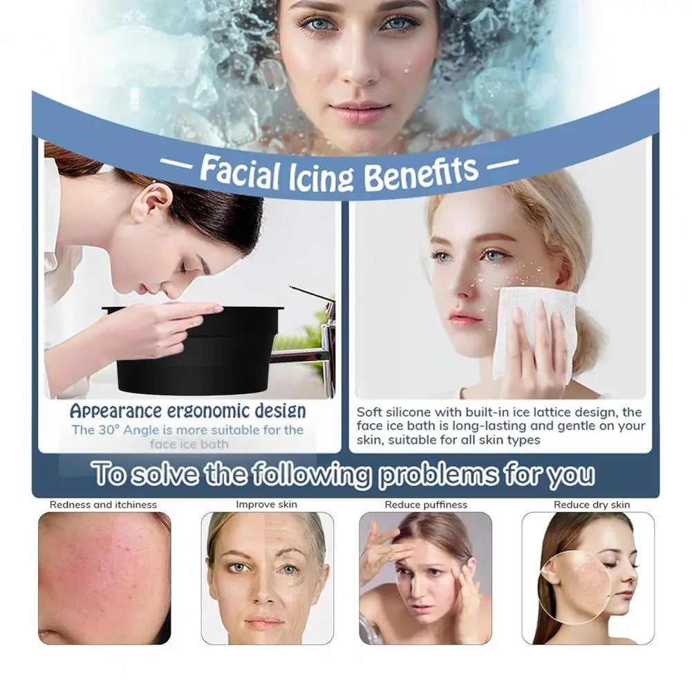 Refreshing Portable Ice Bowl for Facial Care